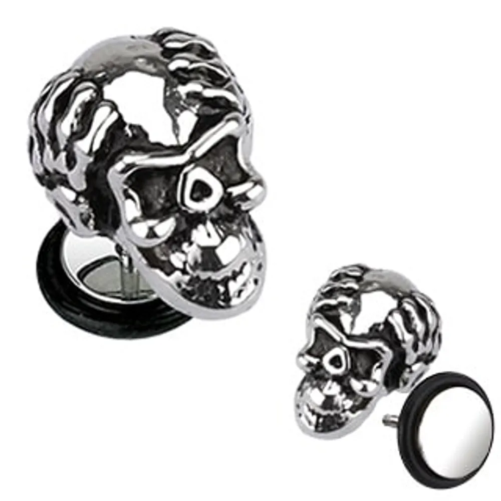 Skeleton Faux Plugs 16g