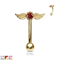 PREMIUM Wings Curved Barbell 16g