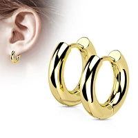 Rounded Thick Plain Cuff Earrings