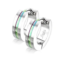 Dual-Tone Cuff Earrings