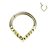 PREMIUM Triangle Segment Ring 16g