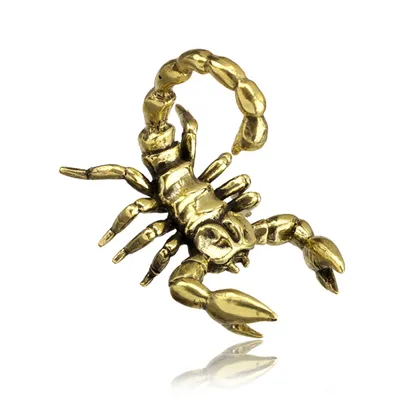 Brass Scorpion Ear Weights 6g