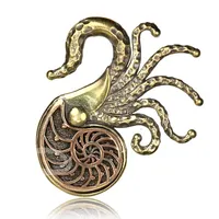 Copper Inlay Brass Octopus Ear Weights 2g