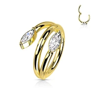 PREMIUM Vine Segment Ring 16g