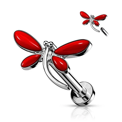 PREMIUM Red Dragonfly Labret 16g