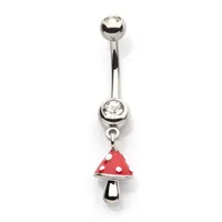 Mushroom Navel Dangle 14g