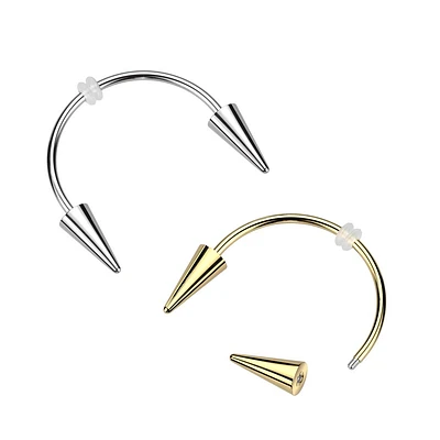 Smiley Fangs Circular Barbell 16g