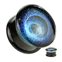 Glass Galaxy Plugs 2g – 1″