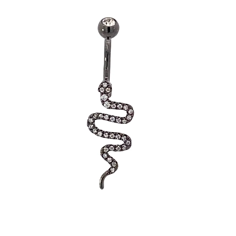 Snake Belly Button Ring 14g