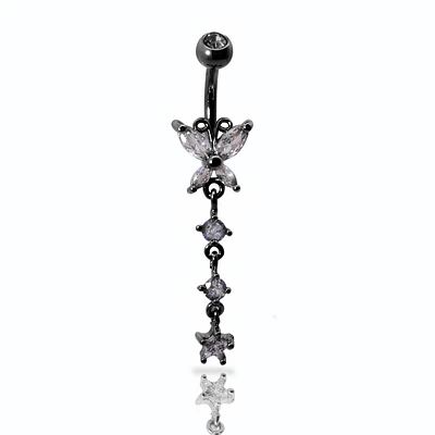 Dreamy Butterfly Navel Dangle 14g