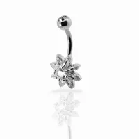 Starflower Navel Barbell 14g