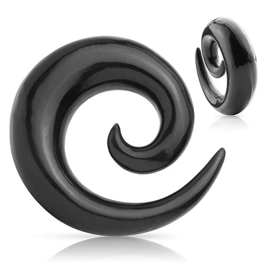 Buffalo Horn Spiral Tapers 6g – 00g