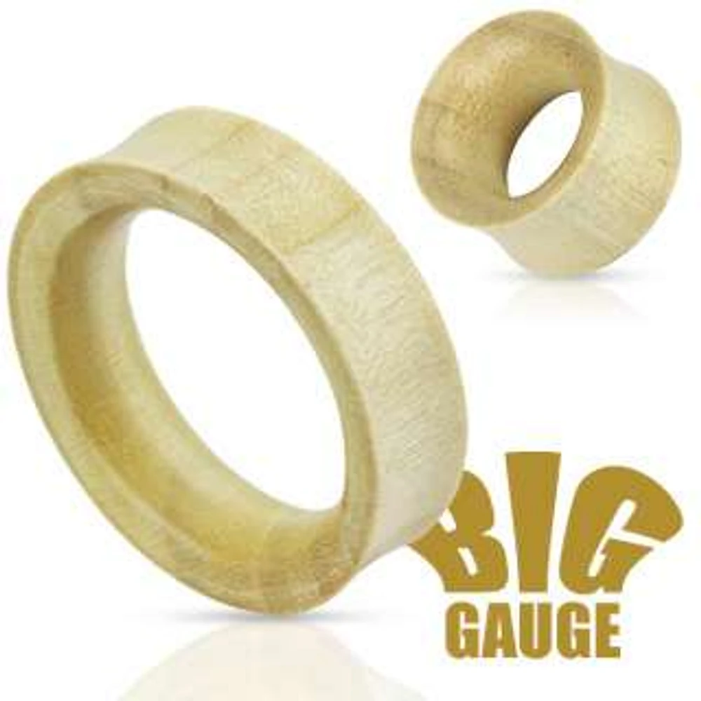 Crocodile Wood Saddle Tunnels 6g – 2″