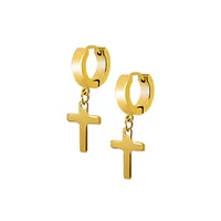 Cross Dangle Cuff Earrings