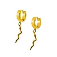 Snake Dangle Cuff Earrings