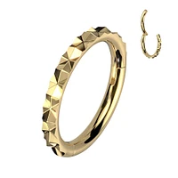 PREMIUM Edge Hinged Segment Ring 16g