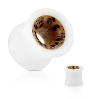 Buffalo Bone + Coco Wood Tunnels 0g – 1″