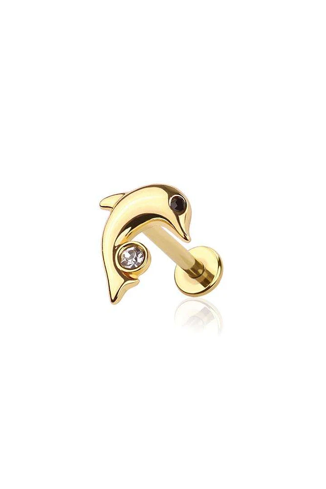 PREMIUM Dolphin Labret 16G