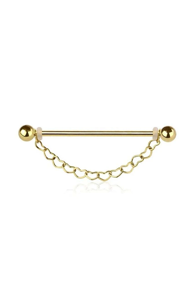 Heart Chain Industrial Barbell 14G