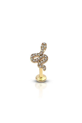 PREMIUM Crystal Snake Labret 16G