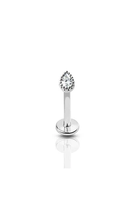 PREMIUM Crystal Tear Labret 16G