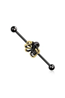 Blackline Octopus Industrial Barbell 14G