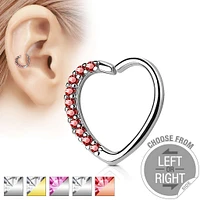 Heart Bendable Ring 16g