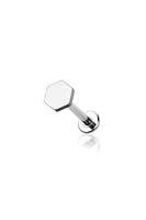 PREMIUM Hexagon Labret 16G