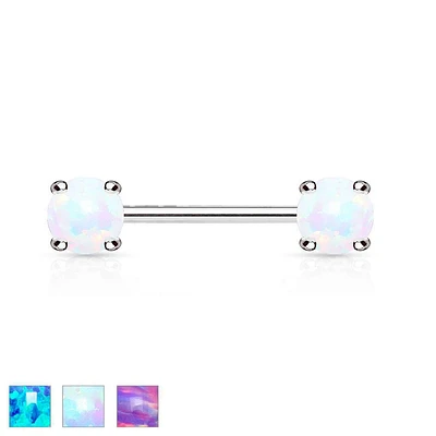 Opal Nipple Ring 14g