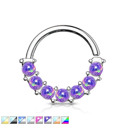 7 Opals Bendable Ring 16g