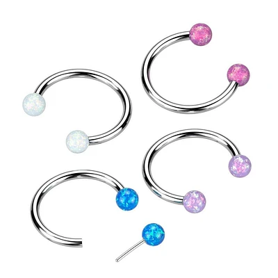 PREMIUM Luxe G23 Ti Opal Circular Barbell