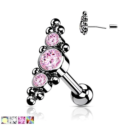 PREMIUM Luxe G23 Ti Beadwork Ballback