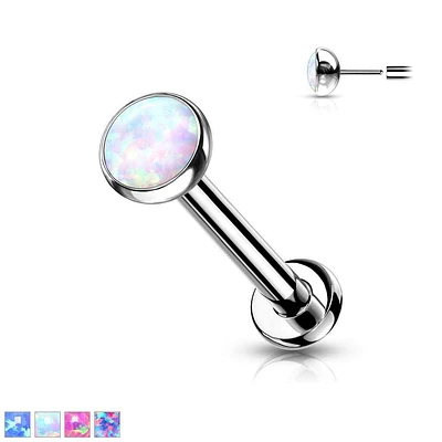 PREMIUM Luxe G23 Ti Opal Threadless Flatback