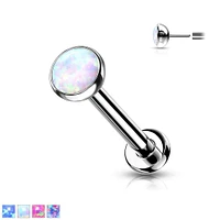 PREMIUM Luxe G23 Ti Opal Threadless Flatback