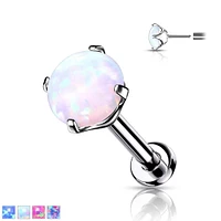 PREMIUM Luxe G23 Ti Claw-Set Opal Threadless Flatback