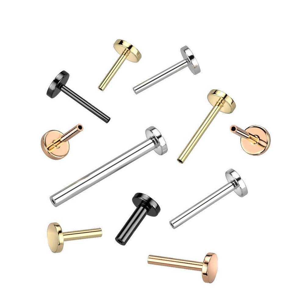 PREMIUM Threadless Flatback 2.5mm Base