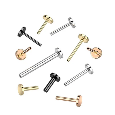 PREMIUM Threadless Flatback 2.5mm Base