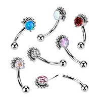 PREMIUM Luxe G23 Ti Dotwork Eyebrow Barbell