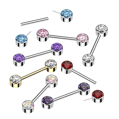 PREMIUM Luxe G23 Ti Nipple Barbell