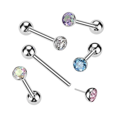 PREMIUM G23 Ti Threadless Tongue Barbell