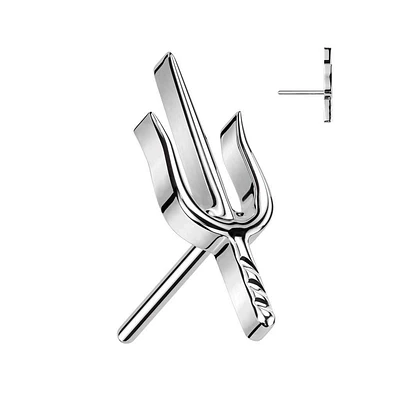 PREMIUM Titanium Ninja Sai Fancy Threadless Top
