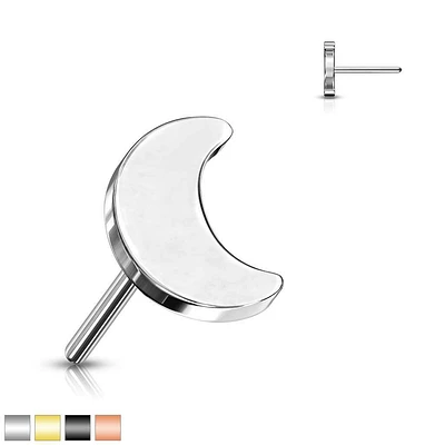 PREMIUM Titanium Moon Simple Threadless Top