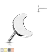 PREMIUM Titanium Moon Simple Threadless Top