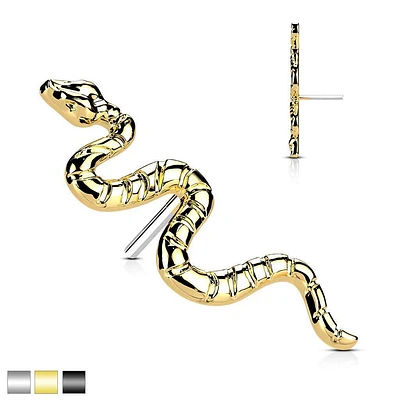 PREMIUM Titanium Snake Fancy Threadless Top