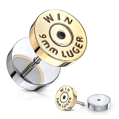 Bullet Faux Plugs 16g