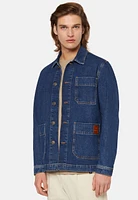 Chaqueta Camisera De Denim