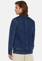 Chaqueta Camisera De Denim