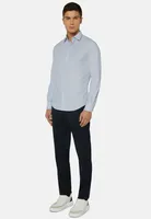 Micro Fancy Nylon Stretch Tokyo Collar Slim Fit