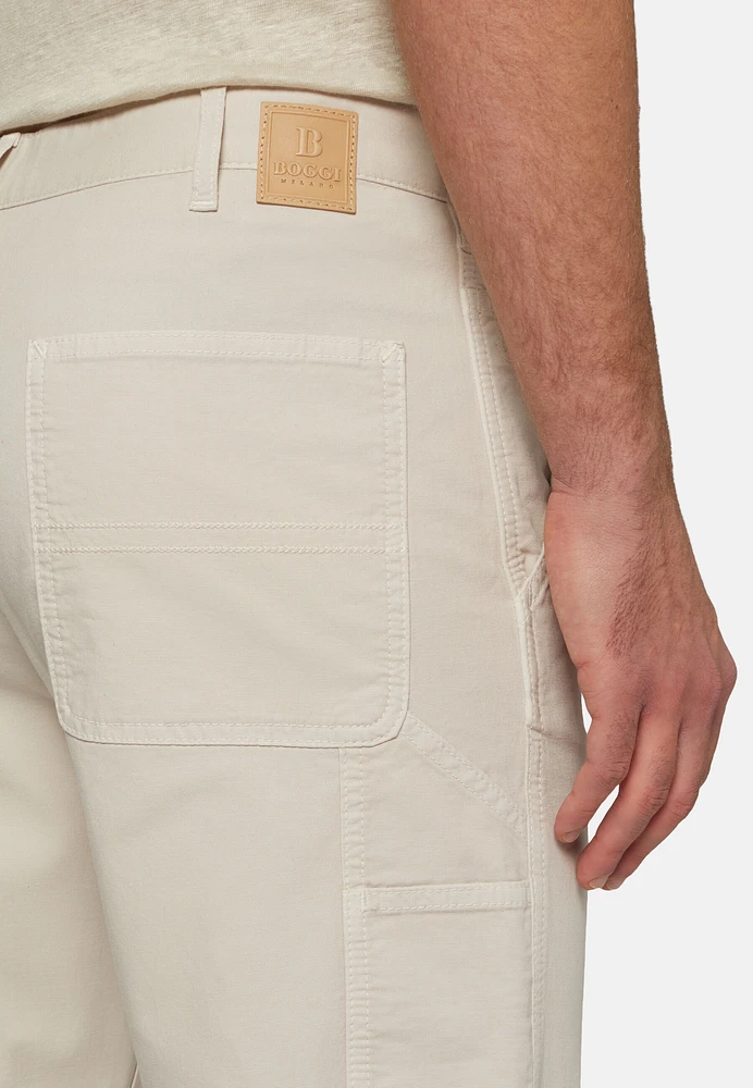 Pantalón De Algodón Elástico