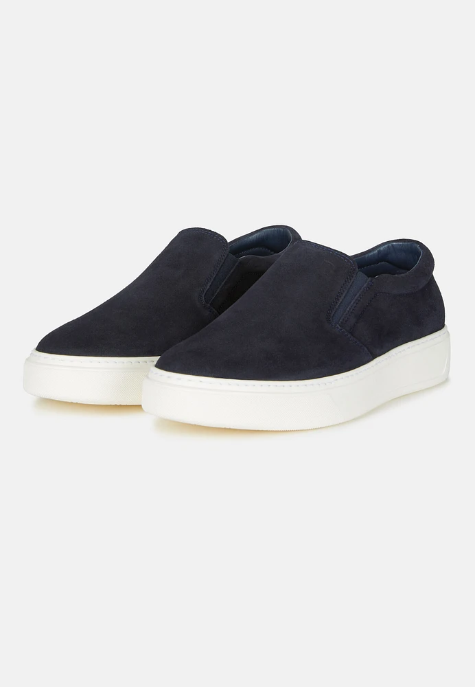 Slip-On De Ante Azul Marino